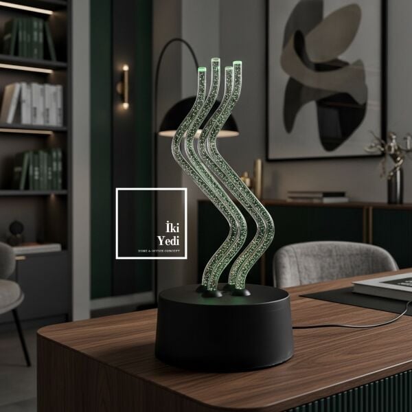 Tigana Işık Balesi Renk Değiştiren Dokunmatik Modern LED Gece Lambası Ofis ve Ev Dekoru Hediyelik