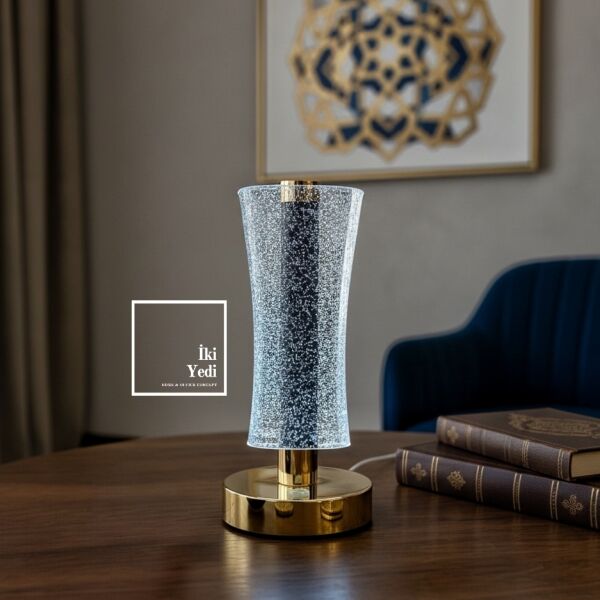 Corvinus 775 Dokunmatik Şarjlı LED Masa Lambası 3 Renk Modern Lüks Gece Ofis Aydınlatma