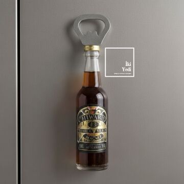 Dekoratif Şişe Tasarımlı Magnet Açacaklar Pratik Eğlenceli Şişe Açacağı Hediyelik 77-5