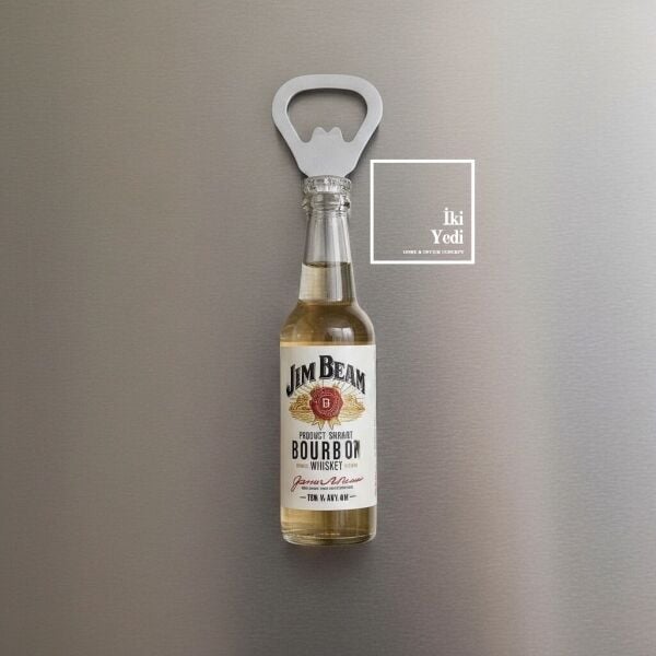 Dekoratif Şişe Tasarımlı Magnet Açacaklar Pratik Eğlenceli Şişe Açacağı Hediyelik 77-5