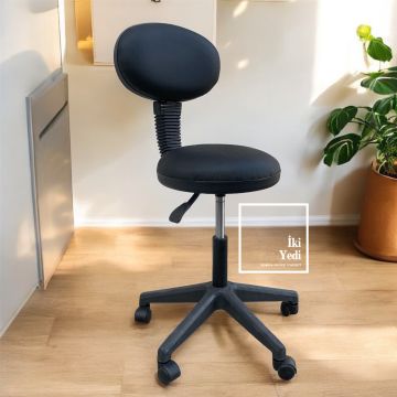 Portland Kalın Süngerli Ofis Sandalyesi Büro Koltuğu Döner Koltuk Bilgisayar Çalışma Personel Sekreter Kolsuz Deri veya Kumaş