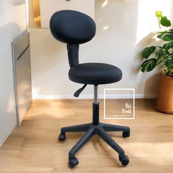 Portland Kalın Süngerli Ofis Sandalyesi Büro Koltuğu Döner Koltuk Bilgisayar Çalışma Personel Sekreter Kolsuz Deri veya Kumaş