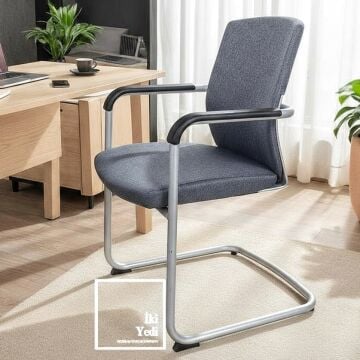 Palermo Yönetici Ofis Takımı 230 cm Metal Ayaklı Modern Ofis Mobilyası Ergonomik Ofis Koltukları