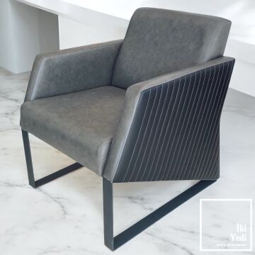 Palermo Lüks Makam Oda Takımı VIP Ofis Mobilyası Metal Demir Ayaklı Kaliteli Büro Mobilyaları