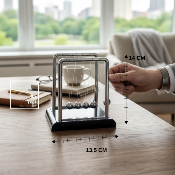 Ernest 771 Newton Denge Topları Dekoratif Masa Üstü Aksesuar Ofis ve İş Hediyelik Obje Süs Ürünleri