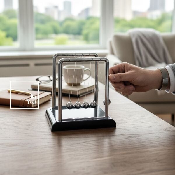 Ernest 771 Newton Denge Topları Dekoratif Masa Üstü Aksesuar Ofis ve İş Hediyelik Obje Süs Ürünleri