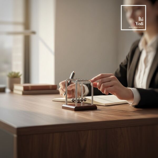 Ernest 772 Mini Boy Newton Denge Topları Dekoratif Masa Üstü Aksesuar Ofis ve İş Hediyelik Obje