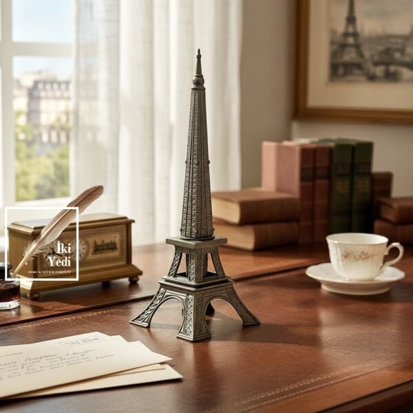 Paris’in Sessiz Zarafeti Eyfel Kulesi Zarf Açacağı Dekoratif Mektup Açıcı Ofis Hediyesi Aksesuar