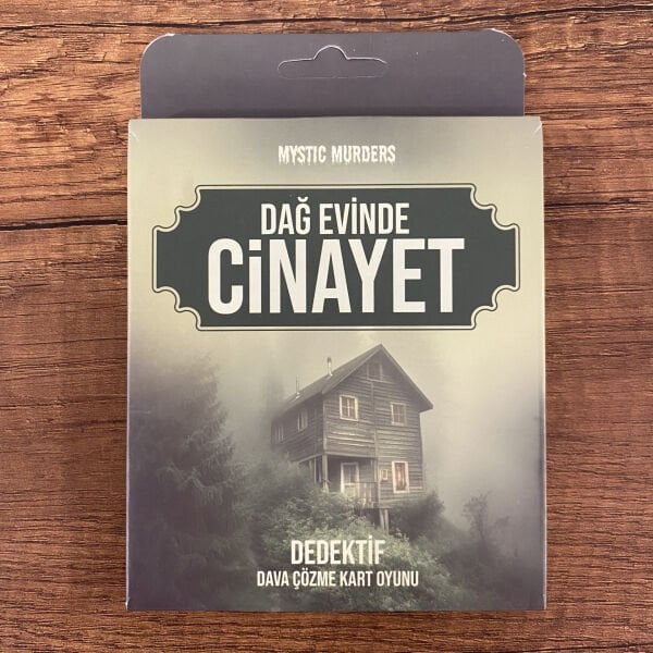 Mystic Murders Dedektif Kart Oyunu : Dağ Evinde Cinayet Dava Çözme Oyunu Polisiye Gerilim Strateji