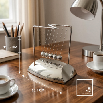 Z Newton Denge Balans Topları – Dekoratif Masaüstü Aksesuar, Ofis ve İş Hediyelik Objeler