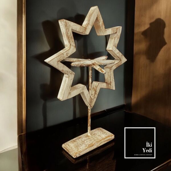 Büyük Yusufçuk Heykeli 52 cm Anlamlı Dekoratif Obje Ev Hediyesi Ofis Hediyelik Figür Dekorasyon