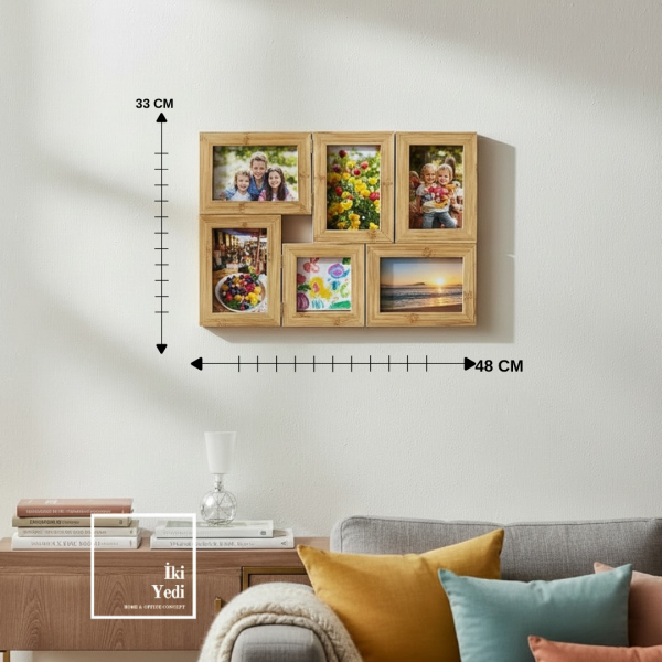 GLX Hatıra Katmanı Kolaj Fotoğraf Çerçevesi Duvar ve Masa Üstü Katlanır Dekoratif Çerçeve Hediyelik