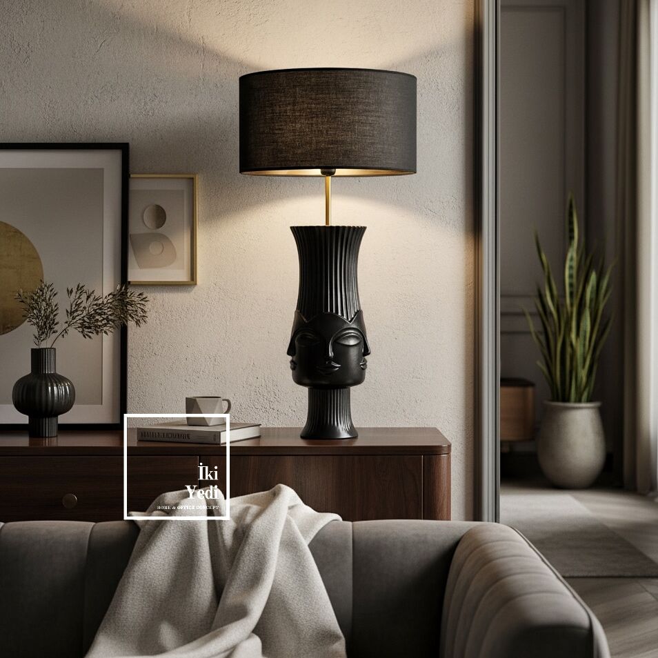 Kilikya Abajur Binlerce Yılın Işığı Dekoratif Sanatsal Aydınlatma Ürünü Heykel Form Antik Hediyelik