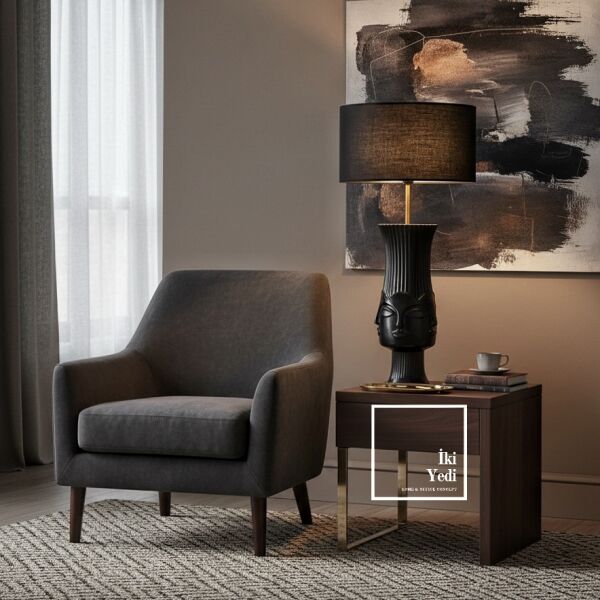 Kilikya Abajur Binlerce Yılın Işığı Dekoratif Sanatsal Aydınlatma Ürünü Heykel Form Antik Hediyelik