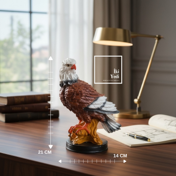 Castro 772 Kartal Figürü 21 cm, Masaüstü Dekoratif Heykel, Ofis Ev İçin Güçlü ve Şık Tasarım Hediye