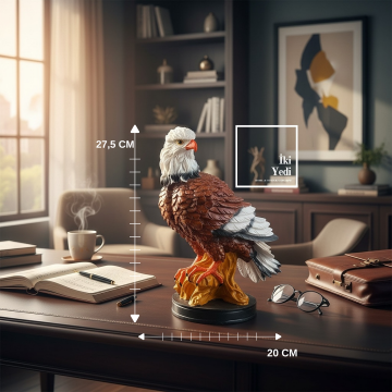 Castro 771 Kartal Heykeli Dekoratif Biblo, Masaüstü Ofis Ev Aksesuarı, Güç ve Özgürlük Temalı