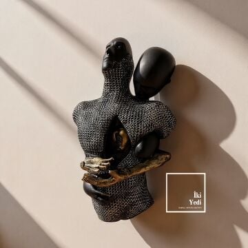 Dampierre 772 Duvara Asılan Soyut İnsan Figürü, Modern Sanatsal Duvar Dekoru Çağdaş Dekorasyon