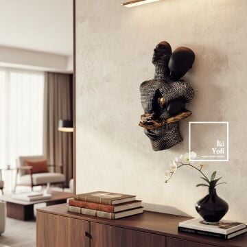 Dampierre 772 Duvara Asılan Soyut İnsan Figürü, Modern Sanatsal Duvar Dekoru Çağdaş Dekorasyon