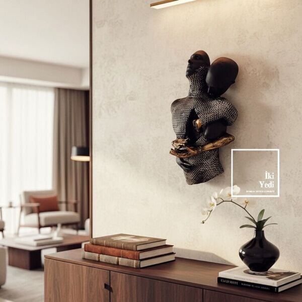 Dampierre 772 Duvara Asılan Soyut İnsan Figürü, Modern Sanatsal Duvar Dekoru Çağdaş Dekorasyon