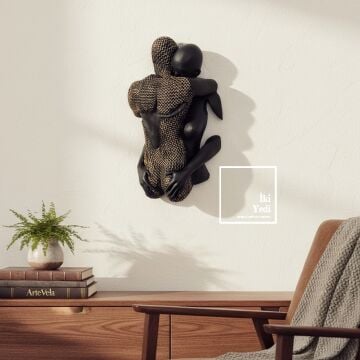 Dampierre 771 Duvara Asılan Soyut Çift Figürü Modern Duvar Dekoru Sanatsal Ev Ofis Aksesuarı Çağdaş