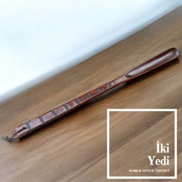 Noumah 53 cm Ahşap Çekecek Ayakkabı Çekeceği Kerata Askılıklı