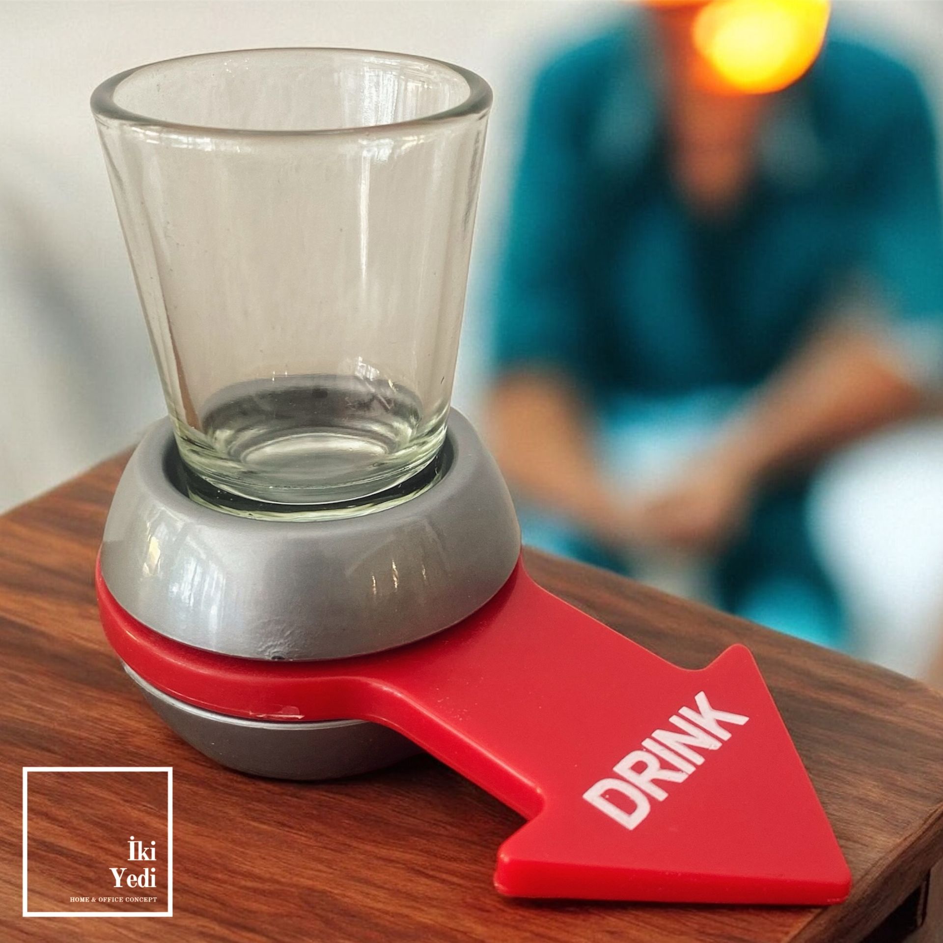 Kırmızı Ok Drink Shot Doğruluk mu Cesaret mi Oyunu Parti Eğlencesi Yılbaşı Doğum Günü Shot Bardaklı