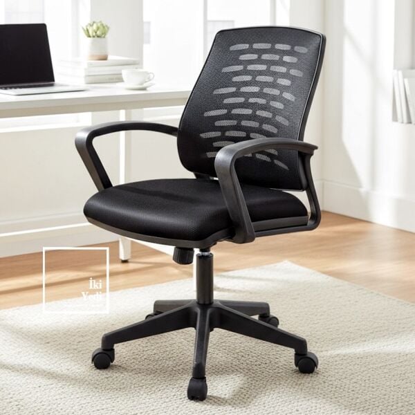 Porte Sekreterya Takımı Ofis Masası Seti Personel Çalışma Masası Büro Mobilya Takımı Sandalyeli Set