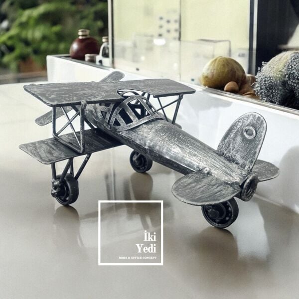 Airco DH16 Model Metal Uçak Maketi Antika Tasarım Dekoratif Objeler Ev Ofis Büro Hediyesi Havacılık Mühendislik Tarihi