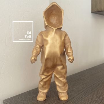 Rapen Kapişonlu Adamlar Obje Seti Modern Dekoratif Heykeller İnsan Figürü Dekor 77-3